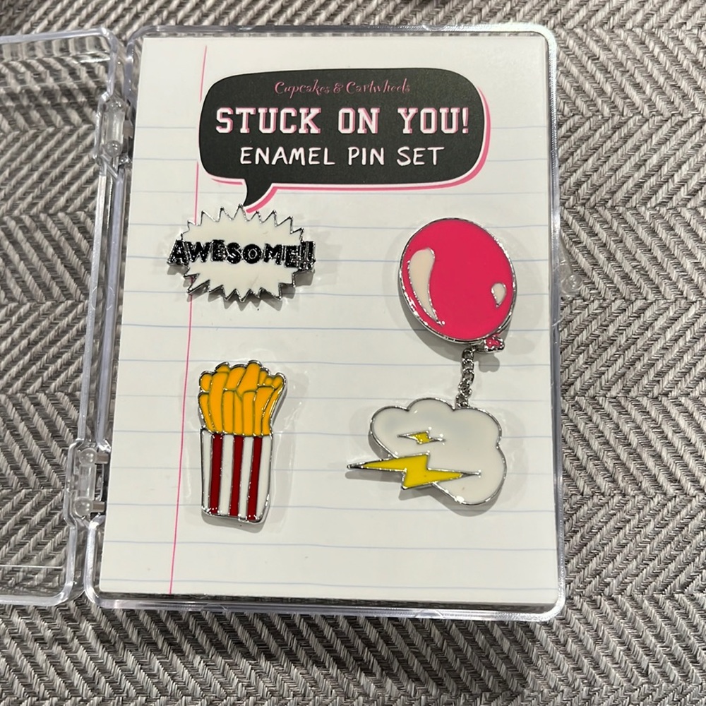 Enamel pin set “Stuck on You”